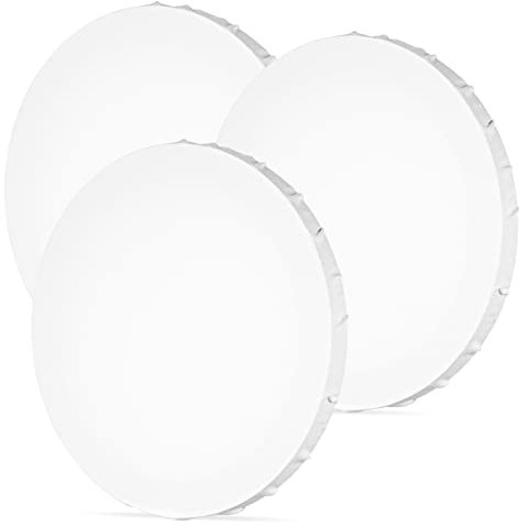 HOODANCOS 3stücke Runde Leinwandplatten Zum Malen DIY Leinwand Panels Leer Für Acryl Wasserfarbe Pastell Haushalt Malrahmen Zeichenbedarf Kunst Leinwandtafeln
