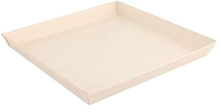 Monouso | 25 Platos de Madera Cuadrados 23x23x2,5cm, 1250ml, Biodegradables, Platos para Comida, Tiendas, Eventos