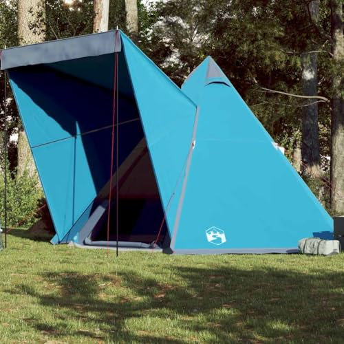 Home Garden,Familienzelt Tipi 6 Personen blau wasserdicht