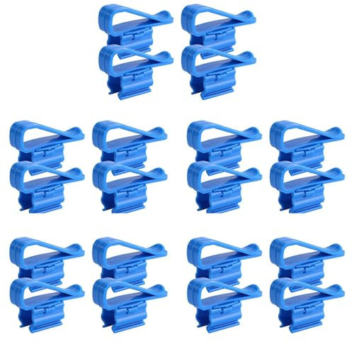 ISKDJBJG 20 Pièces SéRies Maison Seau de Brassage Clip Tuyau Siphon Tube Contrôle de DéBit Pince une BièRe Poisson Aquarium Filtration Tuyau D'Eau Support de Fixation