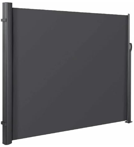EKalgretrA Retractable Side Awning Outdoor Patio Screen Fence Privacy Divider Garden Outdoor Pool Patio Wind Screen Balcony Privacy Screen(6.0x1.8m)