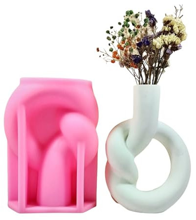 Estilos Nórdicos Flexibles Molde Jarrón Arte Estilos Nórdicos Molde Jarrón Silicona Para Decoración Del Hogar Y Casa Huéspedes