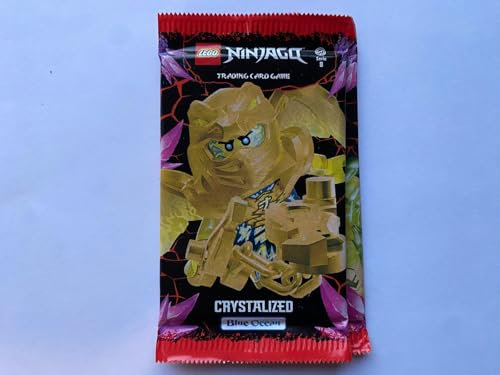 LEGO 10x Booster Pack Ninjago Trading Card Game Crystalized Serie 8 Level Blue Ocean Sammelkartenspiel 60 Karten - verpackt Tüte