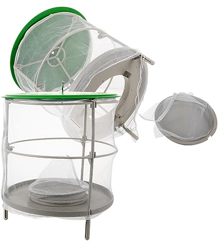 GANAZONO Filet Suspendu Anti-Insectes Protection Pluie, Cage De Capture pour Écurie Et Ranch, Léger en Maille Blanche, Dispositif pour Extérieur, Piège à Mouches Polyvalent