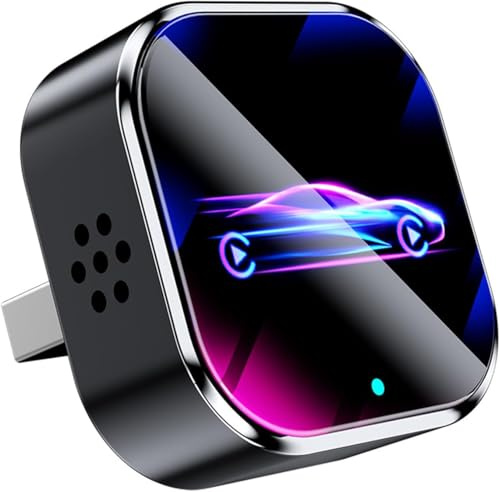 MZU CarPlay Wireless Adapter für iPhone – Upgrade auf kabelloses CarPlay, Plug & Play, USB/Type-C, Mini & Stabiler Wireless Car Play Adapter kompatibel mit Apple iOS 10+ & Wired CarPlay Autos ab 2016