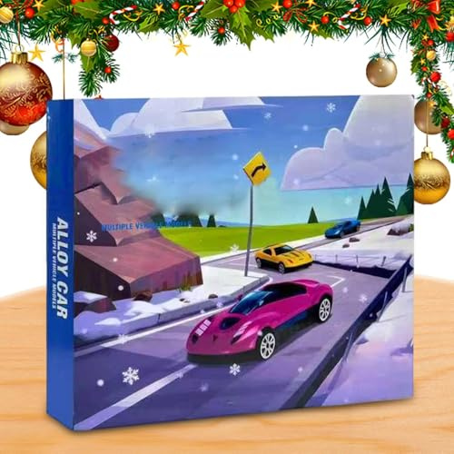 Niesel Calendrier 'Avent Avec Jouets De Voiture | Jeu D'Imagination De Collection - Calendrier De L'Avent Avec Moi De Véhicules - pour Garçons Filles Collectionneurs Salon Bibliothèque De Salle