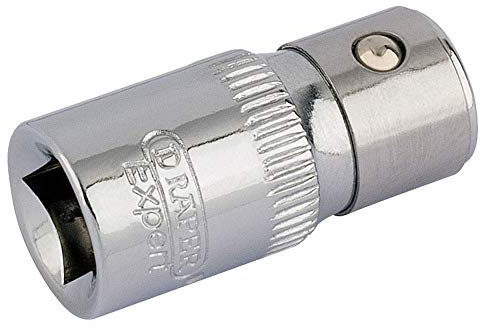 Draper Expert 1/4 Square Drive to 1/4 Hexagon Bit Holder Socket | Screwdriver Drill Impact Driver Adapter | 85125
