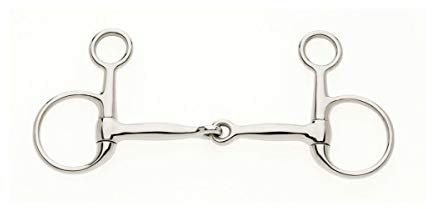 Lorina einfach gebrochene Bauchertrense (4.5in / 115mm) (Silber)