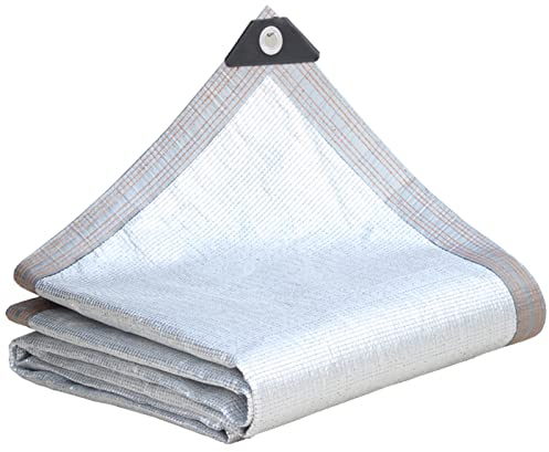 99% Schattennetz,Aluminium Sonnenschutznetz Sonnensegel Sonnenschutz Netz,UV Sonnenschutz Hitzeschutz Haube,für Auto Hund Camping,Alunetz Reduziert Hitze im Auto (4x5m)