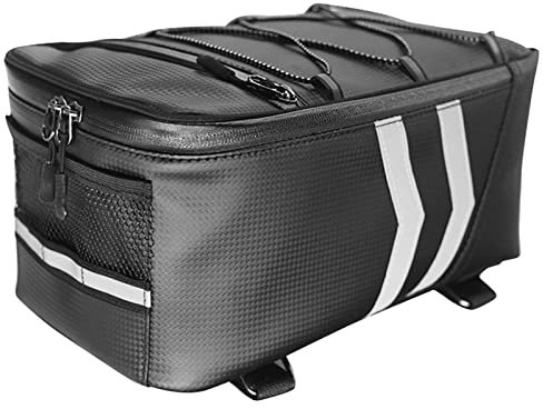 Borse da Moto Fulenyi Impermeabili per Sedile Posteriore, Zaino Sportivo Multifunzione in Pelle PU