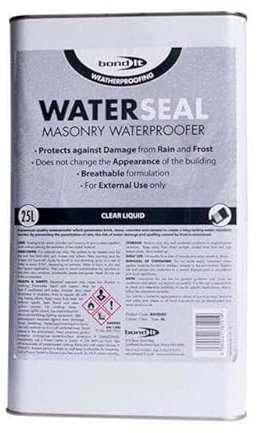 Bond-It WATERSEAL Exterior Masonry Brick Concrete Stone Waterproofing 25L Clear