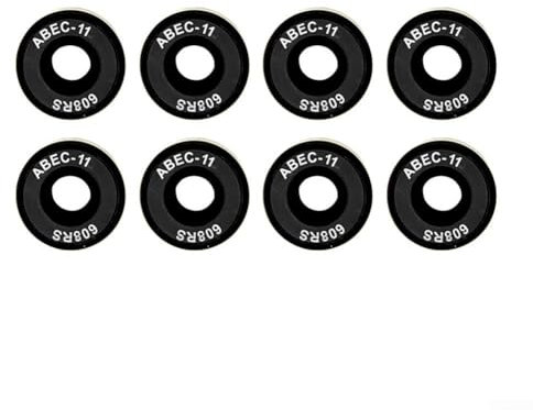 Longboard Skateboarding Scooter 608RS Kugellager ABEC11 8x22x7mm, aus gehärtetem Chromstahl (schwarz)