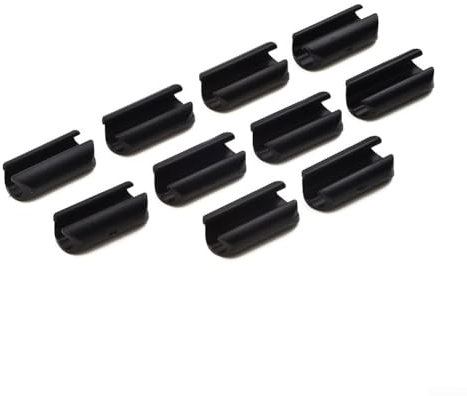 10 x Rennrad-Kabelführungen für hydraulische Scheibenbremsen und Schalthebel, ABS-Kunststoff-Befestigungen