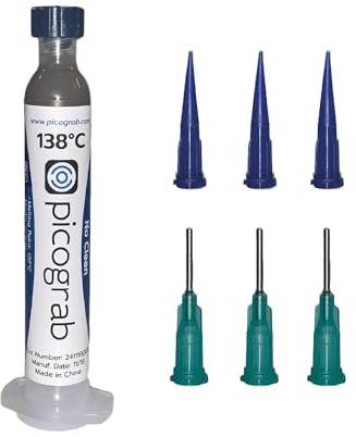 Sn42/Bi58 T4 Lead-Free Solder Paste – No Clean, 138°C Melting Point – 30g Syringe for SMT, PCB & Electronics Repair