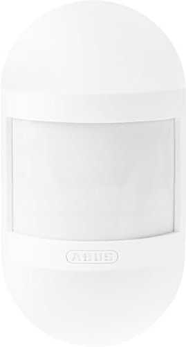 ABUS Bewegungsmelder für die Funk-Alarmanlage Smartvest Pro - kabellos - für Flur, Wohnzimmer, Technikraum, Keller und andere Räume - Montage durch Schrauben oder Kleben - haustierfreundlich - weiß