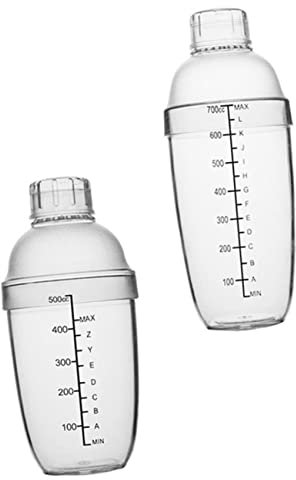 TOPBATHY Teestreuer Mit Graduierter Glasflasche Plastikflasche Hand- Aufschäumer-getränkemischer Getränkerührer Bar-