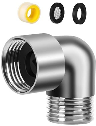 Handheld Duschkopf Ellbogenadapter Duscharmwinkel Adapter 90 Grad Duscharm Ellbogenanschluss Für Duschschlauch