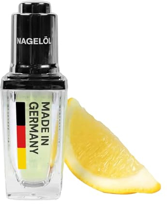 Emmi Nail Nagelöl Therapy Oil Lemon 8ml I Pflegeöl für Nagelhaut & Nägel I Zitronenöl gegen trockene Haut, Risse & brüchige Nägel I Antiseptisch & feuchtigkeitsspendend I Maniküre-Öl