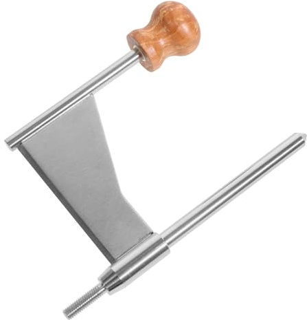 UKCOCO Rallador De Queso Manual Giratorio Manivela, Cortador De Queso De Acero Inoxidable y Madera, Compacto y Desmontable, Para Uso Doméstico Cocina, Repuesto Funcional