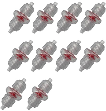 10 Stück Rückschlagventile für Aquarium-Luftpumpen, 3/16 Zoll Schläuche, unidirektionale Luftströme, Rückfluss, Aquarien, Zubehör, Aquarien, Luftpumpen, Zubehör