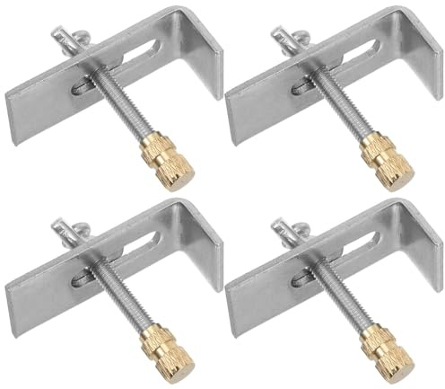 Générique Kit de Fixation Clips pour Évier Sous-plan en Fer, Support de Lavabo Salle de Bain, Pièces de Montage Pratiques pour Évier Encastré, Compatibles la Cuisine et Couleur Aléatoire