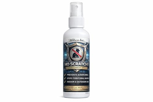 Wilson inc No Scratch - Cat Deterrent Spray – Safe, Humane Protection for Furniture & Home (100ml)