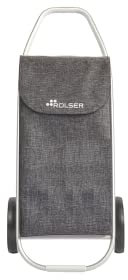 Carro de Carreras Rolser COM Tweed 2 Ruedas Grandes - Gris