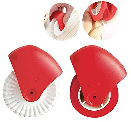 Pastry Wheel Decorator and Cutter Set for Beautiful Pie Crust or Ravioli Pasta,YAOJOE Pizza Pastry lattice Decoration Tools