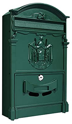 Kippen 10005CV - Cassetta Postale Modello REGIUS di Colore Verde. Dimensioni: 410x260x90mm.