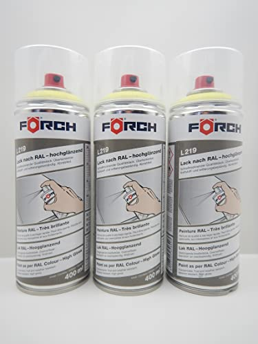 Förch SCHWEFELGELB GELB RAL 1016 LACK LACKSPRAY SPRAY SPRAYDOSE 400ML (3)