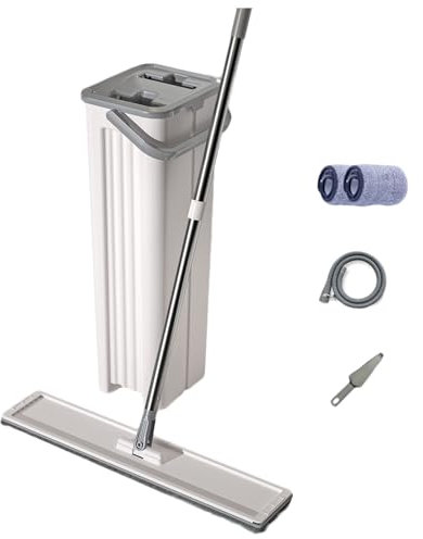 BZJPRFC Trapeador Y Cubo con Juego De Escurridor, Cubo De Plástico For Fregona For Uso Húmedo Y Seco, Mango Cómodo Y Duradero, Apto For Uso En Interiores Y Exteriores. (Size : Style 1)