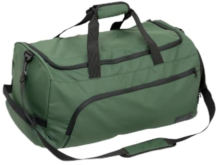 BOUM® Organizer-Tasche, Sporttasche mit Schuhfach, Reisen, Business, Gym Damen & Herren, Rucksackfunktion, abnehmbare Trennwände, wasserdicht, Fitness, Fußball, Kampfsport, Schwimmen, Sauna, Grün