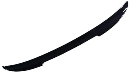 ZXBL Coche Alerón Trasero para BMW e90 3 Series 320i 320d 2005-2011, Alerón 3 Piezas Trasero Ligero del Maletero y Alerón del Techo de la Ventana,A/Black