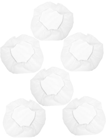 MAGICLULU 6 Stücke Hut Verstellbaren Riemen Catering Hut Atmungsaktive Mesh Caps Haar Net Unisex Food Service Caps