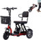 Generisch Elektro Dreirad Für Senioren Elektrischer Rollstuhl Rollator Elektrisch Elektromobile Faltbar Leichter Reisemobilitätsroller Mit Ladegerät Und Korb 3-Rad-Reisemobilitätsroller
