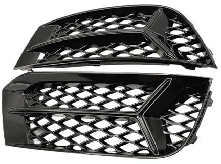 Nebelscheinwerfergrill, wasserdichter unterer Kühlergrill, Nebelscheinwerferrahmen, schmutzabweisende Nebelscheinwerfer-Netzabdeckung, kompatibel mit Audi A3 2017–2020, Zubehör