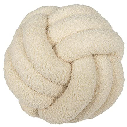 Benyong Knotenkissen in 22 Farben Und 4 Größen Rundes Sofakissen Mit Aesthetic Design Für Wohnzimmer Schlafzimmer Und Mehr (Durchmesser 22 cm,10)