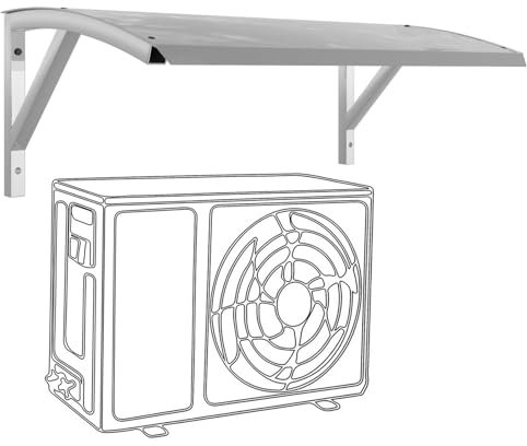 Cubierta de aire acondicionado para unidades exteriores, toldo de protección UV para lluvia, nieve, sol, bomba de calor mini split y compresor de condensador