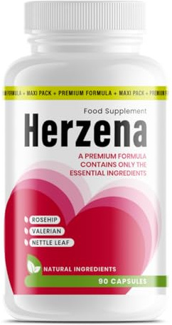Herzena – Complément alimentaire avec extraits végétaux et caféine issue du guarana, du café vert et du thé vert – 60 gélules