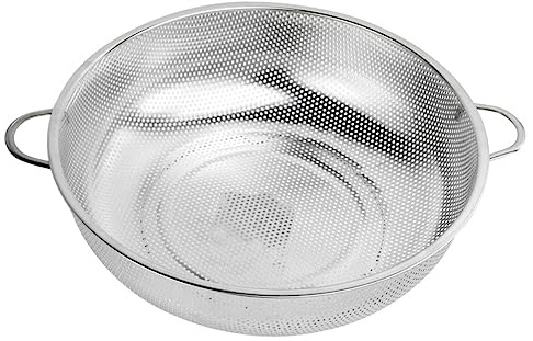 SWOOMEY Cesta de Drenaje Inoxidable para Cocina Multiusos para Escurreplatos Práctico y Funcional Plateado Diámetro