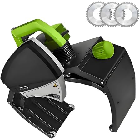 Tagliatubi automatico, tagliatubi elettrico con fissaggio di precisione su guida, tagliatubi a velocità regolabile, campo di taglio 15-220 mm/75-400 mm, per tubi in plastica e metallo(15-220mm)