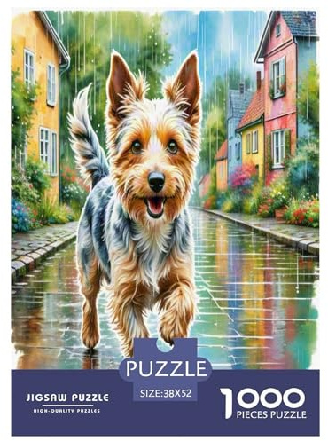 Draht Fox Terrier 1000 Teile Unmöglich Puzzles, Familien, Teile Passen Perfekt Zusammen, Geschicklichkeitsspiel, Premium Quality, Pädagogisches 52x38cm/1000pcs