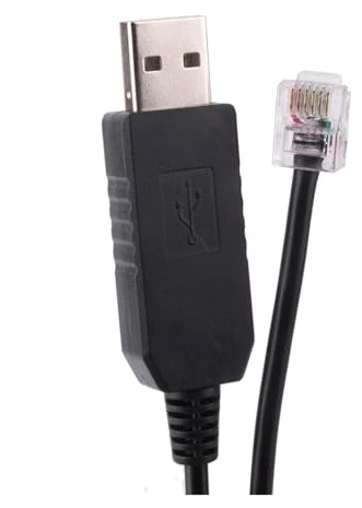 ChunLK FT232RL USB zu RS485 Messgeräte RJ11 RJ12 Serieller Konverter Adapter Modul Programmierkabel(Black USB)
