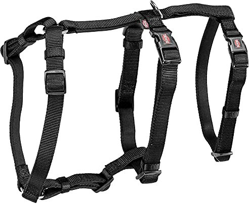 Trixie Geschirr Stay L-XL: 75-100 cm/25 mm, Schwarz
