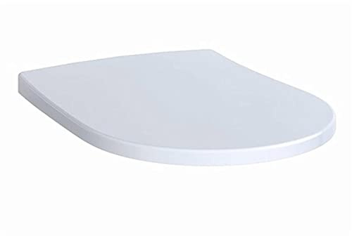 Keramag ACANTO WC-Sitz Slim mit Deckel, Wrap over, antibakteriell, mit Absenkautomatik weiß-alpin