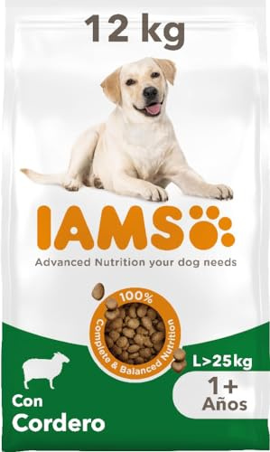 IAMS Adult Large Complete Dry Dog Food Lamb 12kg - With DentalCare System