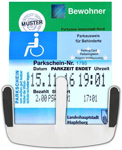 Pochette Carte Handicapé Pare Brise Adhésif ✯Fabriqué en France✯ Autocollant Robuste Mdph Vtc Accessoire Auto Intérieur Étui Boitier Clips Adhésive Fenêtre Protection Accroche Autocollante ✯GARANTIE✯