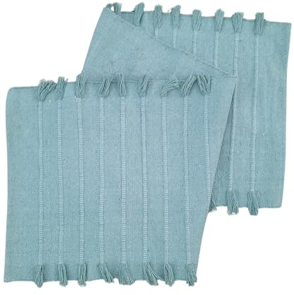 EXPORT PROFILE Tapis de yoga naturel fait à la main en coton bio – Tapis de yoga – Tapis d'exercice, d'entraînement et de fitness fabriqué en 100 % coton – Matériau tissé – Absorbant et lavable –