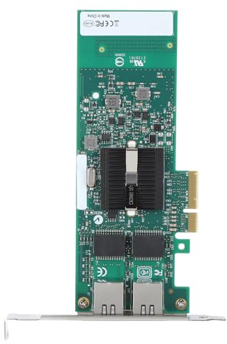 Scheda di Rete Pcie X4 Gigabit Ethernet Computer per Scheda di Rete per Porta LED per Scheda Pcie Gigabit Ethernet Scheda di Rete Interna del Computer Routing Porta Schede di Rete