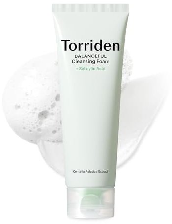 Torriden BALANCEFUL Poren-Reinigungsschaum 150ml (5,07 fl.oz.) | Sanftes Peeling und Porenverfeinerung | Salicylsäure, BHA, PHA, 5D CICA | Koreanische Hautpflege